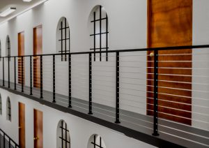 COMMERCIAL WIRE SYSTEM -METAL FRAME BALCONIES