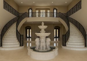 FLOATING STAIR- METAL LUXURY STGAIRS- (2)